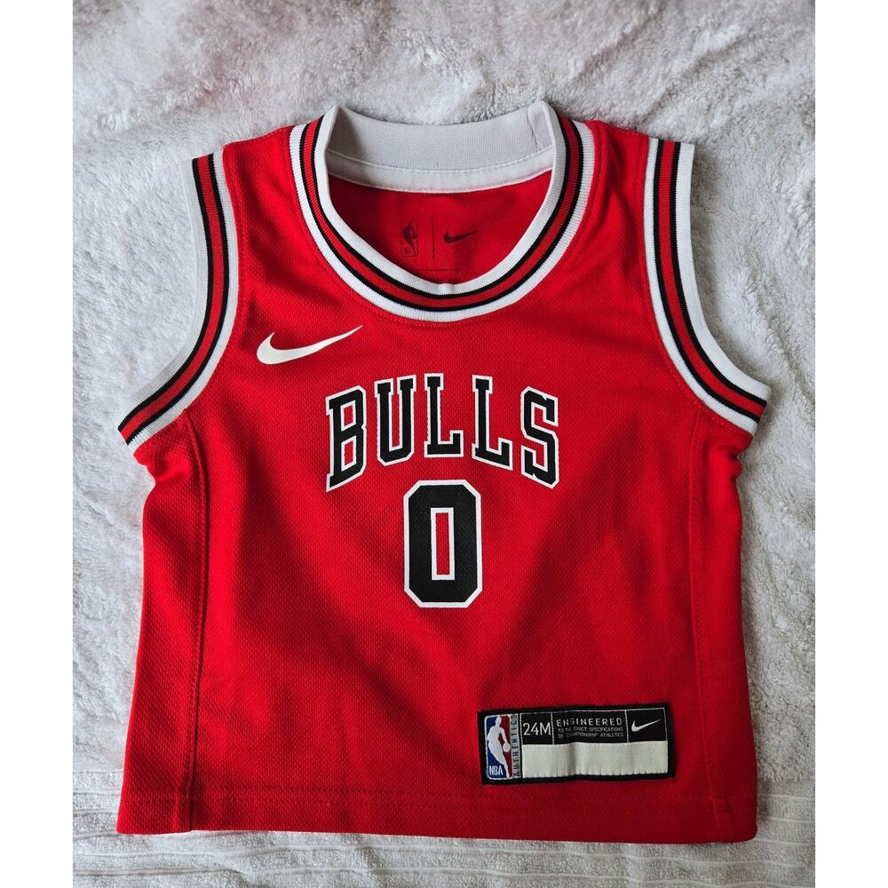 Chicago Bulls NBA Nike Coby White Toddler Jersey Size 24 months